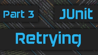 JUnit Tutorial with IntelliJ  How to Retry JUnit Tests  Master JUnit Framework  Part 3 [upl. by Eleets]