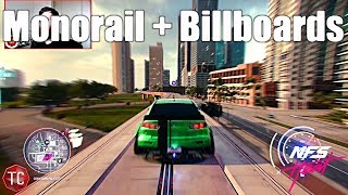 Need For Speed Heat How To Get On The Monorail  Billboard Locations Xbox OnePS4PC Gameplay [upl. by Ashlan]