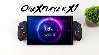 ONEXPLAYER X1 First Look Hands On With The First Intel Core Ultra Handheld [upl. by Ahk]