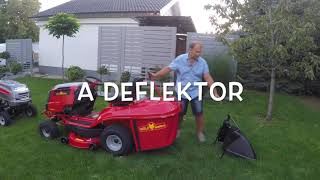 Fűnyíró traktor deflektor [upl. by Kcirdehs717]