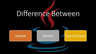 Difference Between Volatile Atomic And Synchronized in Java  Race Condition In MultiThreading [upl. by Ardella922]