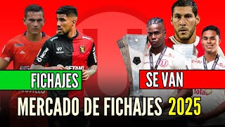 FICHAJES Y SALIDAS DE UNIVERSITARIO 2025 🔥 [upl. by Waldo]