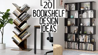 20 Bookshelf Decorating Ideas 2023  Bookcase Design For Home Decor [upl. by Paulette]