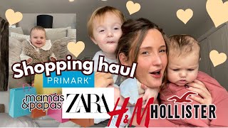 HUGE shopping haul October 2024 Zara HampM Primark Hollister Mamas amp Papas🎀🫶🏼🍂🍁 [upl. by Hess682]