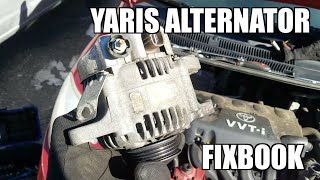 Alternator 0511 Toyota Yaris Replacement quothow toquot [upl. by Charlie59]