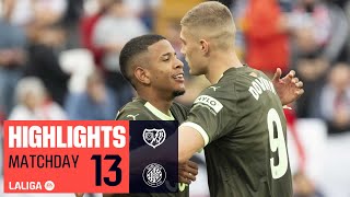 Resumen de Rayo Vallecano vs Girona FC 12 [upl. by Questa155]