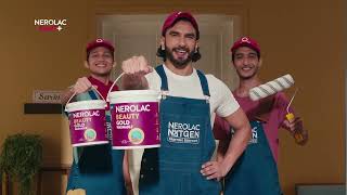 Nerolac Beauty Gold Washable  125x washability paint Ranveer Singh  Bengali [upl. by Donia238]