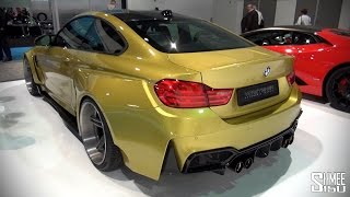 Vorsteiner GTRS4  Widebody BMW M4  SEMA 2014 [upl. by Alix]