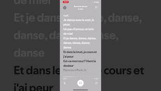 Dernière Danse  Indila Spotify Lyrics [upl. by Nyladnohr659]