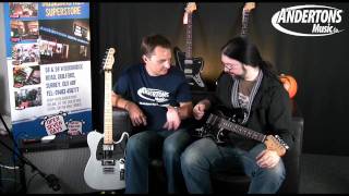 Fender Blacktop Strat Tele Jazzmaster amp Jaguar Demo  Part 1 [upl. by Cowley]