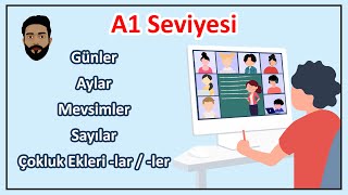 2 Günler  Aylar  Mevsimler  Sayılar  Çokluk Eki Uzaktan A1 [upl. by Elwyn830]