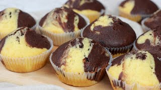 Saftige Marmorkuchen Muffins I Manchmal sind die einfachsten Sachen die Leckersten [upl. by Calvinna899]