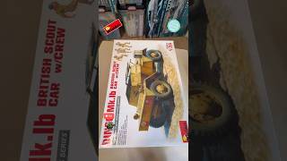 New stash unboxing 135 Daimler Dingo MkIb miniart scalemodels unboxing scalemodelling plamo [upl. by Eleni997]