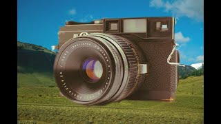 Review Fujica G690 Film Camera BLP Medium Format Fujifilm 120 Rangefinder Photography Class 30 [upl. by Knowland359]