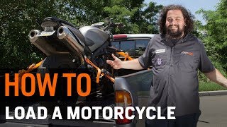 How To Load a Motorcycle Into a Truck at RevZillacom [upl. by Winne]