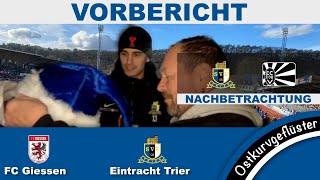 Vorbericht  FC Giessen vs SV EintrachtTrier 05  RL 202425  20 Spieltag [upl. by Adler]