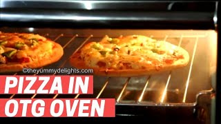 Homemade PIzza in OTG oven  Best Homemade Pizza Recipe  Veg Pizza with readymade pizza base [upl. by Winchell609]