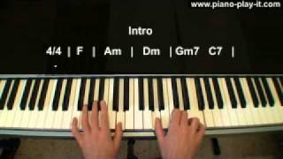 Dont Stop Me Now Queen Piano Tutorial [upl. by Elnar855]