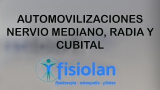 Automovilizaciones nervio mediado radial y cubital 1 [upl. by Vacuva]