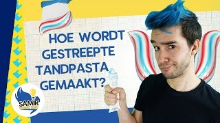 Hoe wordt gestreepte tandpasta gemaakt  Samir weet het [upl. by Inman]