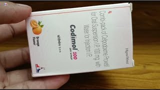 Codimol 100 Dry Syrup  Cefpodoxime Proxetil 100mg Oral Suspension  Codimol 100mg Dry Syrup Uses [upl. by Seedman]