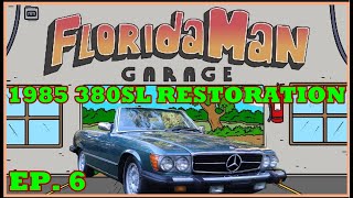 Car Restoration1985 380SL R107 Restoration Part 6 Fix cracked dash vacuum actuator interior [upl. by Suivatna]