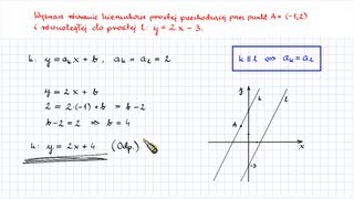 Pigułka Równanie prostej równoległej [upl. by Ojahtnamas]