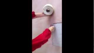 Patching a Plasterboard Ceiling [upl. by Nauqet922]