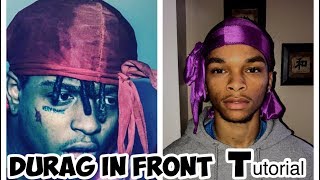 How To Tie Durag in Front Tutorial  ki Mask Slump God [upl. by Elder765]