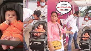 Bharti Singh With Son Laksh And Hubby Haarsh Limbachiyaa Return From Amritsar [upl. by Becki]