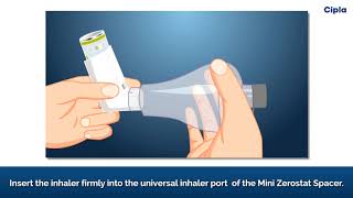 Instructions To Use Mini Zerostat Spacer [upl. by Horlacher784]