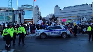 🔴LIVE Ottawa  RAW Footage Freedom Convoy 2022 Day 9  Parliament Hill  Saturday Feb 5 pt 2 [upl. by Eenor]