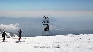 Pierra Creta ski mountaineering race official video 2017 [upl. by Enelie]