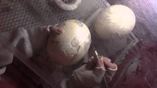 Carving an Ostrich Egg [upl. by Arianie269]