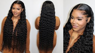 Relaxing Wig Install Start to Finish  FALL READY Ultimate Melt Loose Deep Wave FT WIGGINS HAIR [upl. by Doraj]