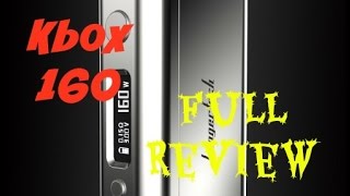 Kanger Kbox 160 Full review [upl. by Teillo]