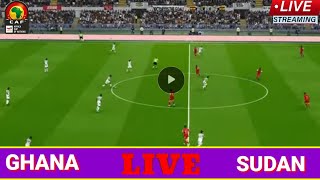 🔴GHANA 0 VS 0 SUDAN  LIVE STREAMING AFRICA CUP OF NATIONS QUALIFIERS TODAY [upl. by Nivar345]