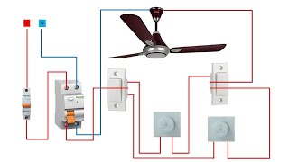 two way switch control two dimmer [upl. by Leann]