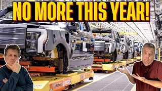 Ford STOPS F150 Lightning Production Until 2025 Heres What Happened amp What It Means [upl. by Dde531]