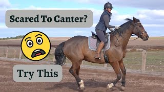 How To Canter On A Horse Without Fear [upl. by Ahsyle]