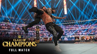 FULL MATCH Roman Reigns vs Jey Uso — Universal Title Match WWE Clash of Champions 2020 [upl. by Idleman47]