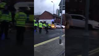 Everton fans clash with millwall supporters [upl. by Jaimie]