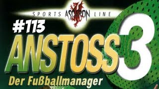 Lets Play Anstoss 3 113  Winterpause Auf und Abwertungen Rückrundenstart 20182019 [upl. by Anegue538]