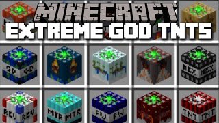 Minecraft GOD TNT MOD  PLACE DOWN THE HELL TNTs AND WATCH THEM BLOW YOUR WORLD UP Minecraft [upl. by Zizaludba341]