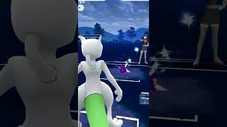 Half HP Shiny ✨ Mewtwo destroyed grunt  Pokemon go  trending pokemon pokegoo pokemongo rap [upl. by Ahsietal]