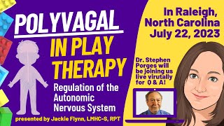 Polyvagal in Play Therapy in Raleigh North Carolina presented by Jackie Flynn with Dr Mary Affee [upl. by Ennadroj]