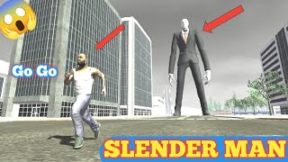 Franklin VS Giant SlenderMan in Indian Bike Driving 3d  Indian Auto🤑 bike driving challenges India [upl. by Ecadnak]