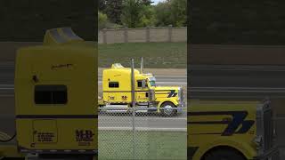 Sick Mighty Yellow Peterbilt 379 Truck Saskatoon [upl. by Nealy]