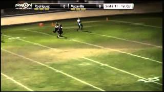 Rodriguez scores a touchdown on a slant route pass play [upl. by Brodsky]