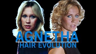 Evolution of Agnetha Fältskogs Hair During ABBA [upl. by Tallula]